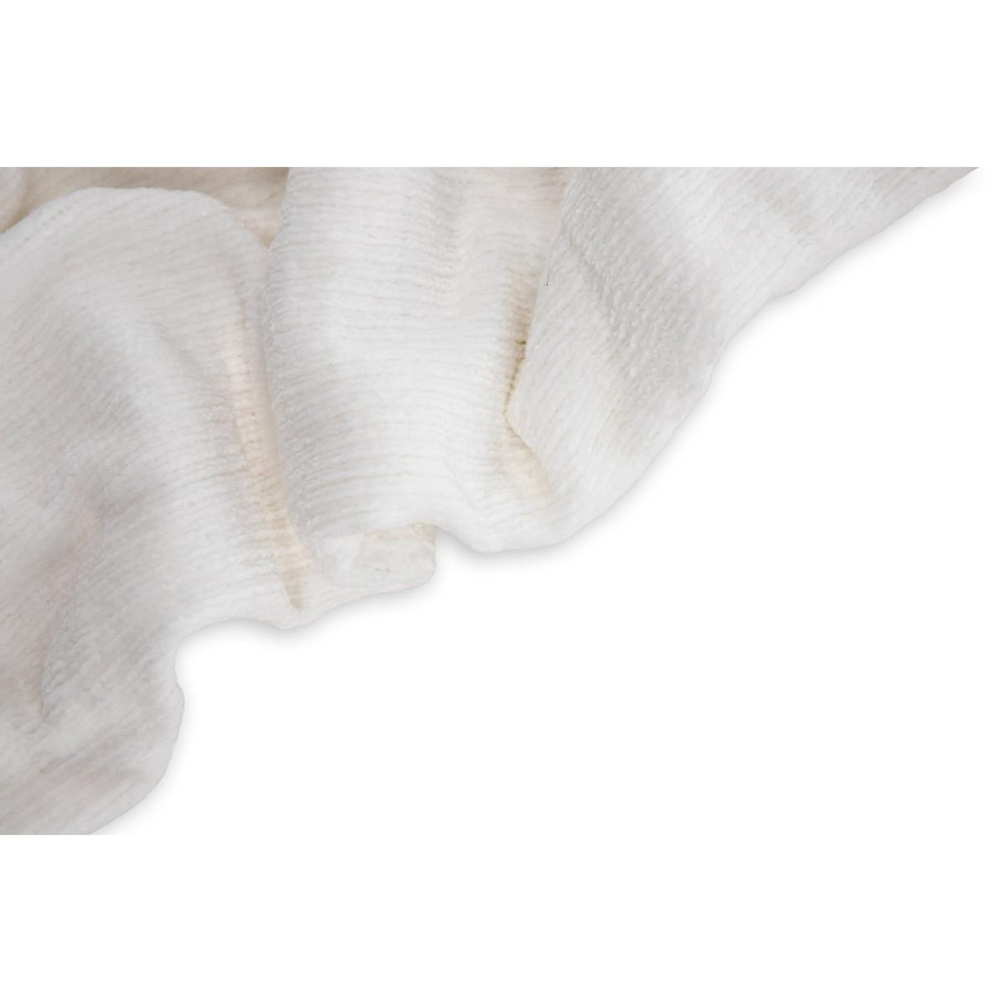Voir la diapositive 4 : Paris Prix Plaid chenille  ally  130x170cm blanc