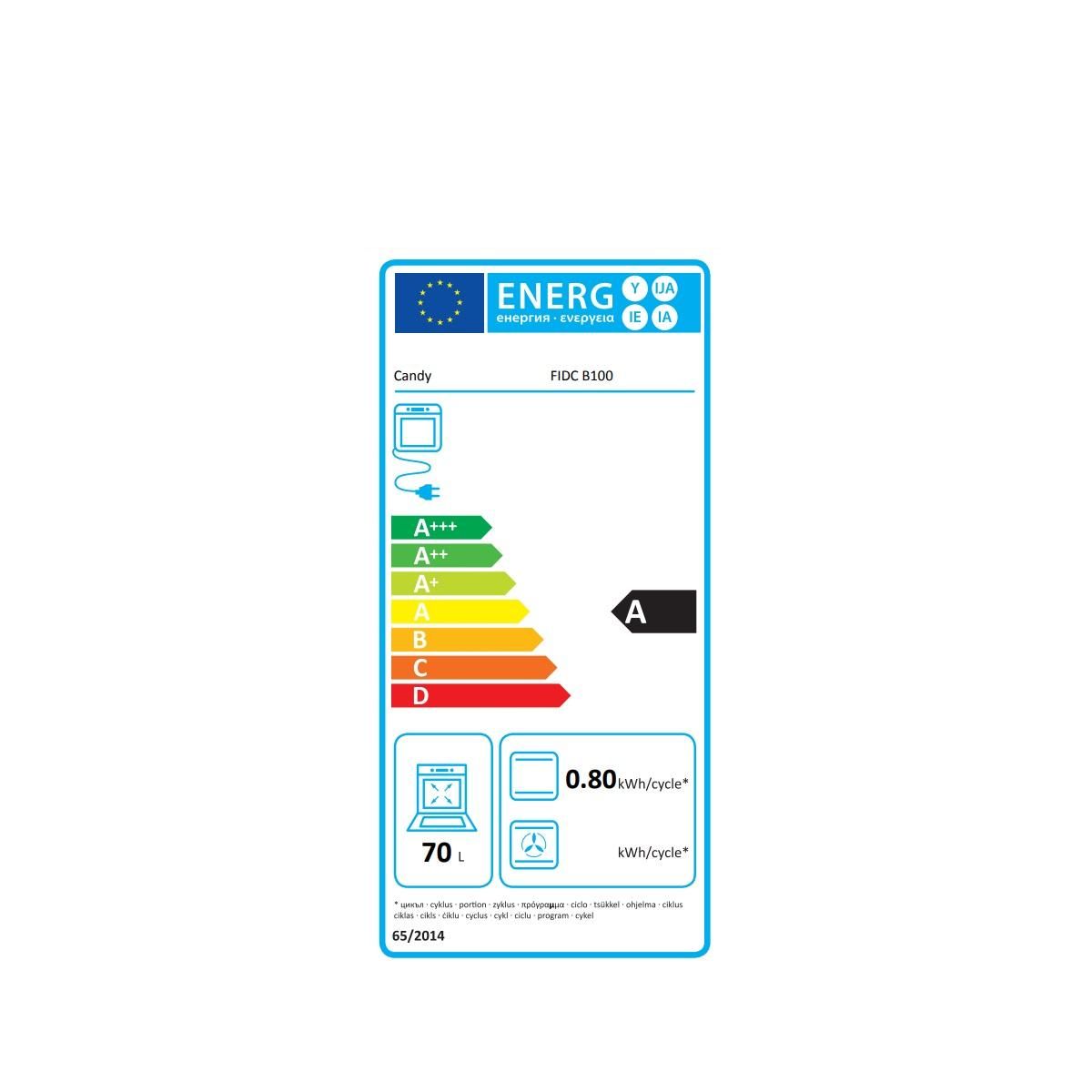 Candy Four intégrable multifonction 70l 60cm blanc - FIDCB100
