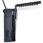 VIDAXL Pompe de filtration d'aquarium avec charbon actif 600 l/h