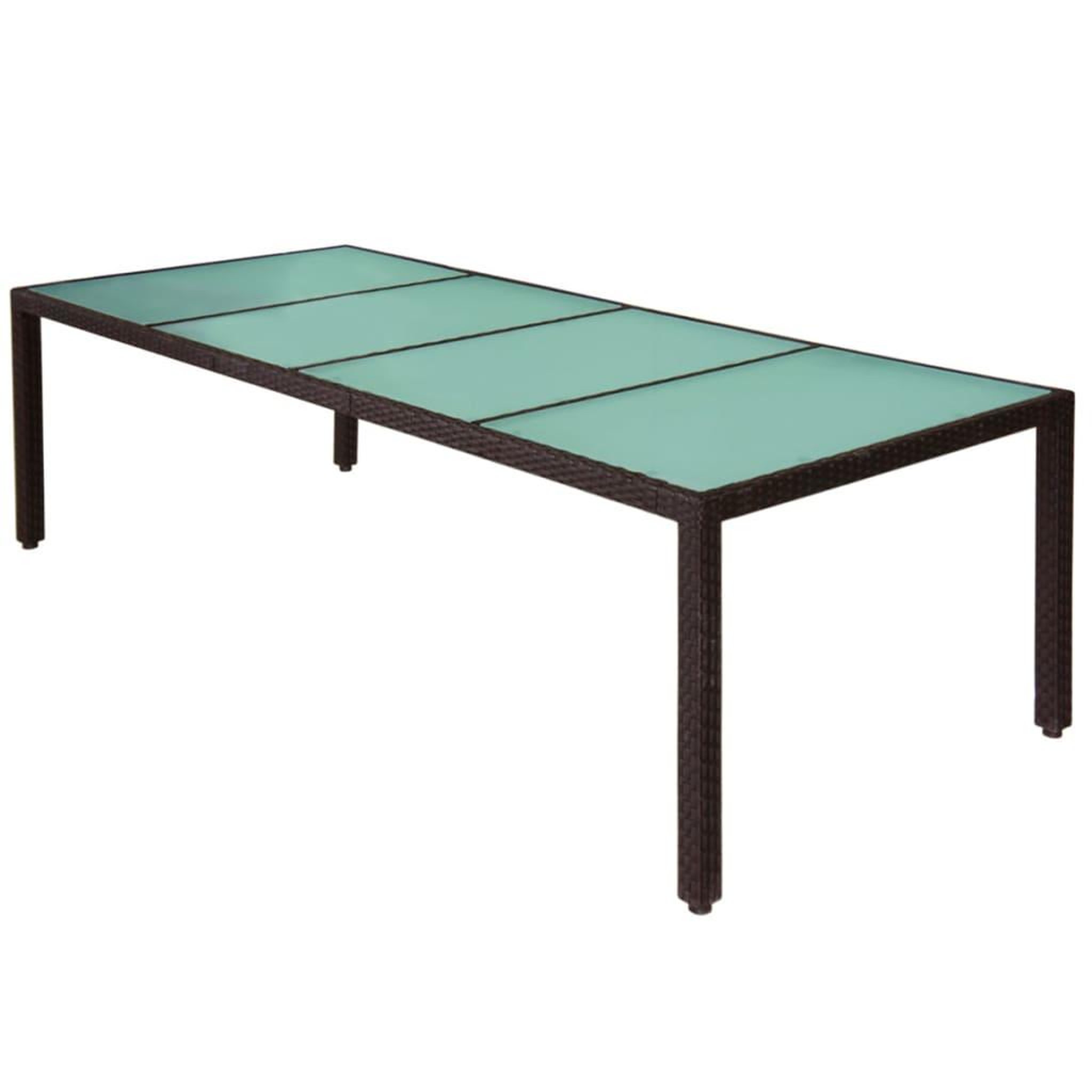 Voir la diapositive 5 : VIDAXL Ensemble a manger d'exterieur et coussins 11 pcs resine tressee
