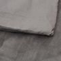 Voir la diapositive 5 : VIDAXL Couverture lestée avec housse Gris 137x200 cm 10 kg Tissu