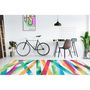 Voir la diapositive 2 : Paris Prix Tapis Rétro à Poils Courts  Galaxy V  Multicolore