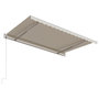Voir la diapositive 5 : VIDAXL Auvent retractable automatique 450x300 cm Creme