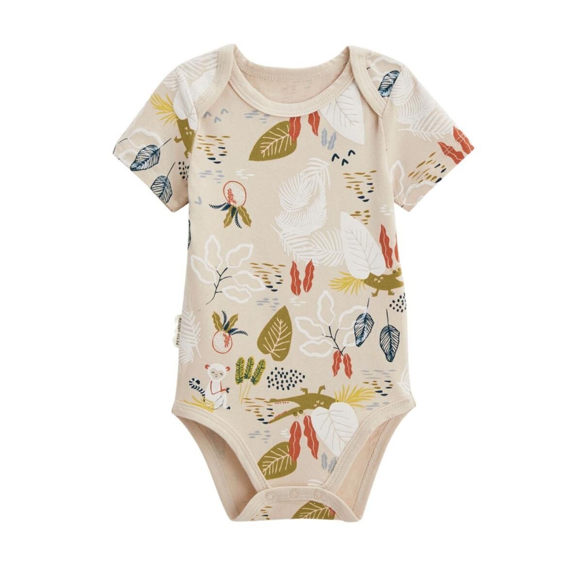 Petit Béguin Lot de 2 bodies bébé manches courtes Costa