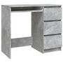 Voir la diapositive 2 : VIDAXL Bureau Gris beton 90x45x76 cm Bois d'ingenierie