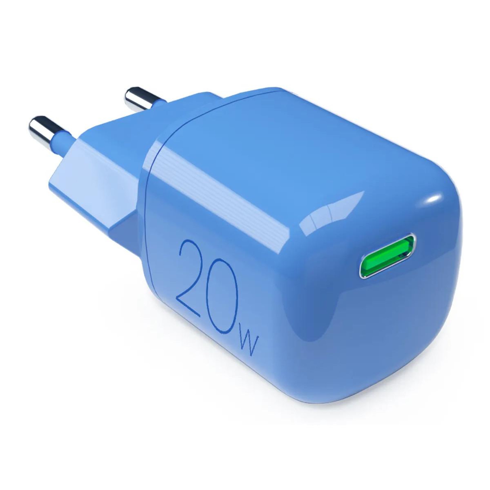 Voir la diapositive 2 : Puro Puro pufcmtcusbc20wgblue chargeur d'appareils mobiles smartphone, tablette bleu secteur charge rapide intérieure
