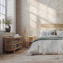 Voir la diapositive 5 : MAISON PAVANE Console 140 cm en rotin naturel avec étagères-Marthe