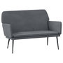 Voir la diapositive 2 : VIDAXL Banc Gris fonce 108x79x79 cm Velours