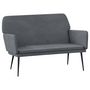 Voir la diapositive 2 : VIDAXL Banc Gris fonce 108x79x79 cm Velours