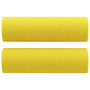 Voir la diapositive 2 : VIDAXL Coussins decoratifs lot de 2 Jaune clair Ø15x50 cm Tissu