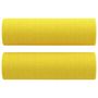 Voir la diapositive 2 : VIDAXL Coussins decoratifs lot de 2 Jaune clair Ø15x50 cm Tissu