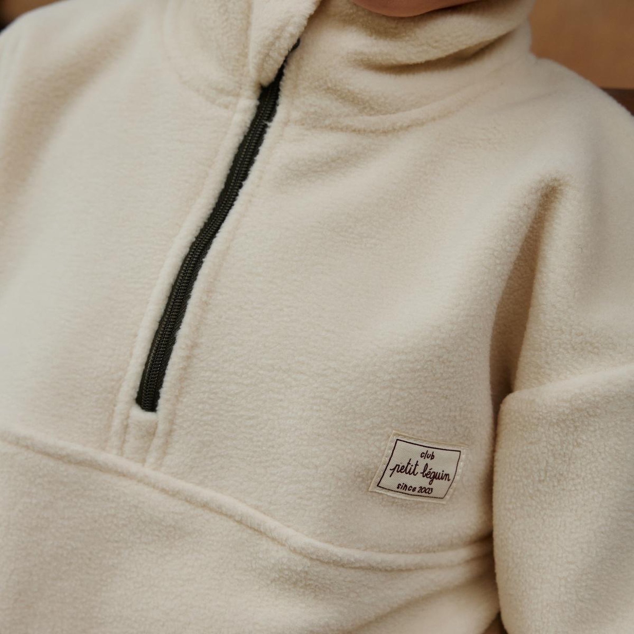 Voir la diapositive 5 : PETIT BEGUIN Sweat en polaire Timmy