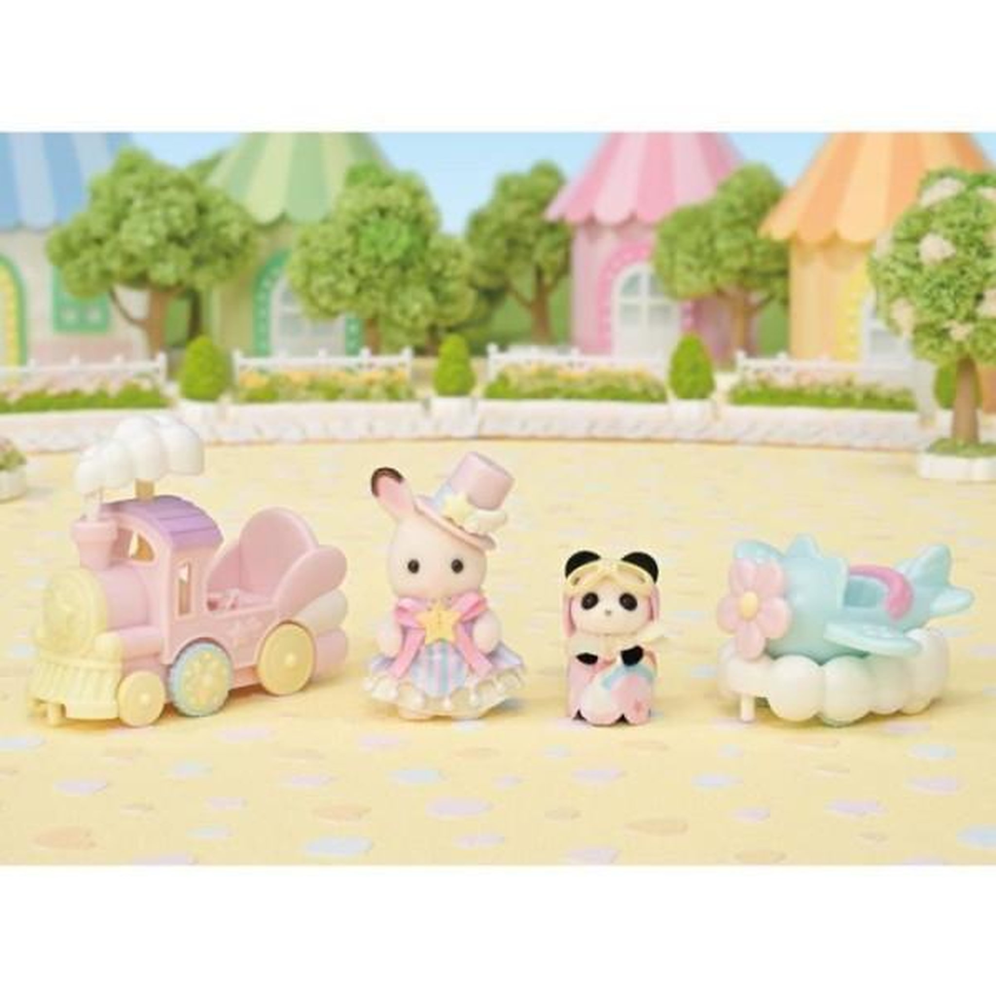Sylvanian Families Mini-figurines - sylvanian families - le petit train des nuages - des 3 ans