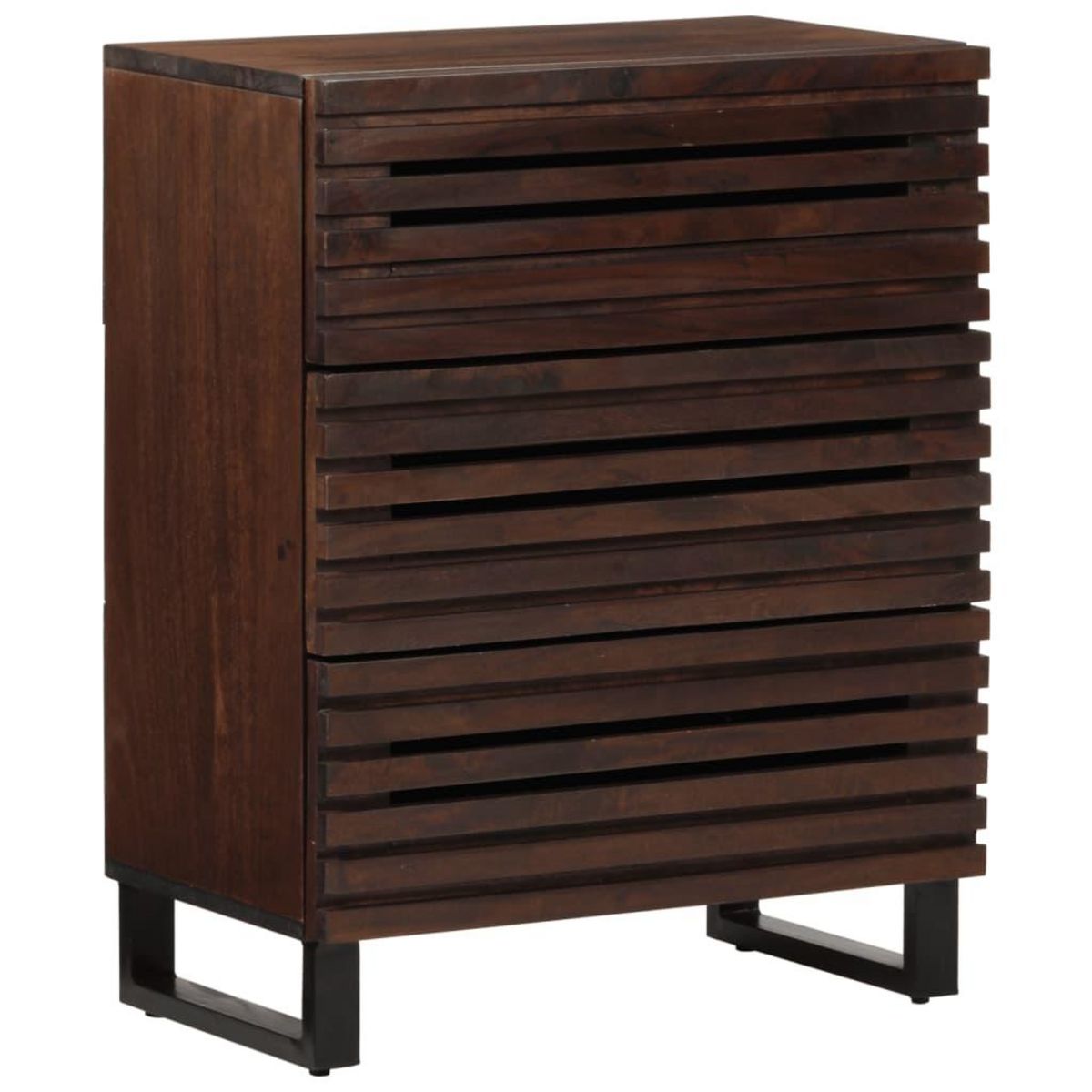 VIDAXL Buffet marron 60x34x75 cm bois massif de manguier