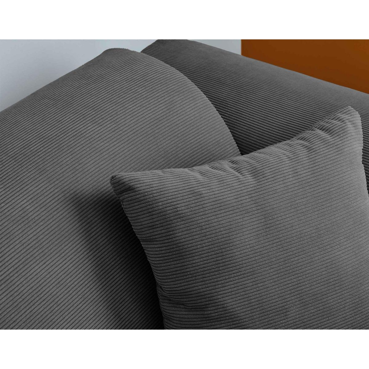 LISA DESIGN Aumance - canapé d'angle gauche 4 places - en velours côtelé