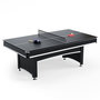 Voir la diapositive 4 : SOKKER Table multi jeux 3 en 1 APOLLON Billard, Ping-Pong, Plateau Dînatoire - avec accessoires