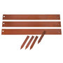 Voir la diapositive 2 : NATURE Nature Bordures de jardin 3 pcs 91,4x10,2 cm acier corten