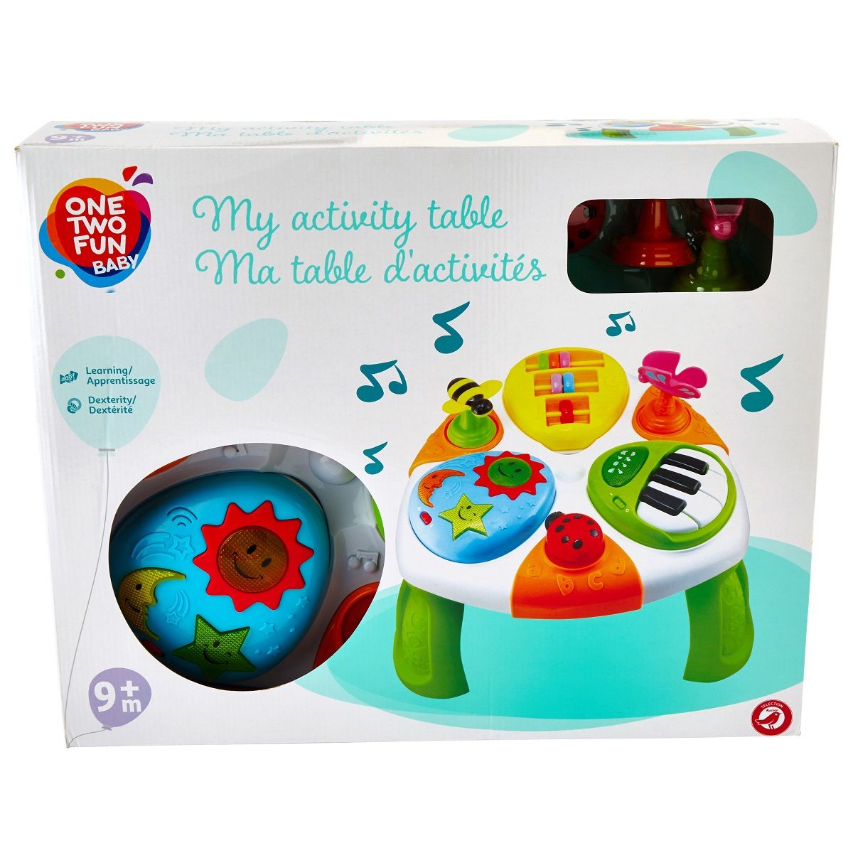 One Two Fun Table d'éveil électronique