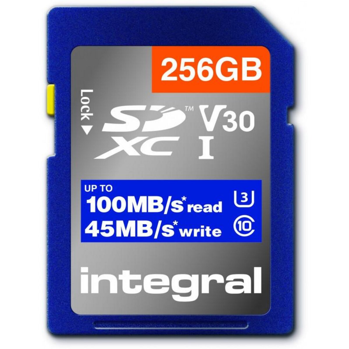 Integral CARTE MEMOIRE MICRO SD INTEGRAL INSDX256G-100V30