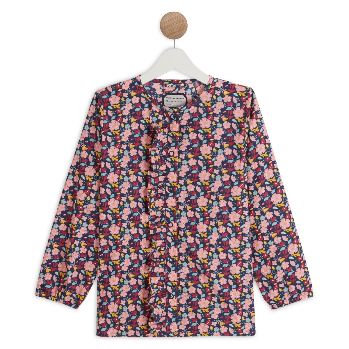 INEXTENSO Tablier en tissus à fleurs fille