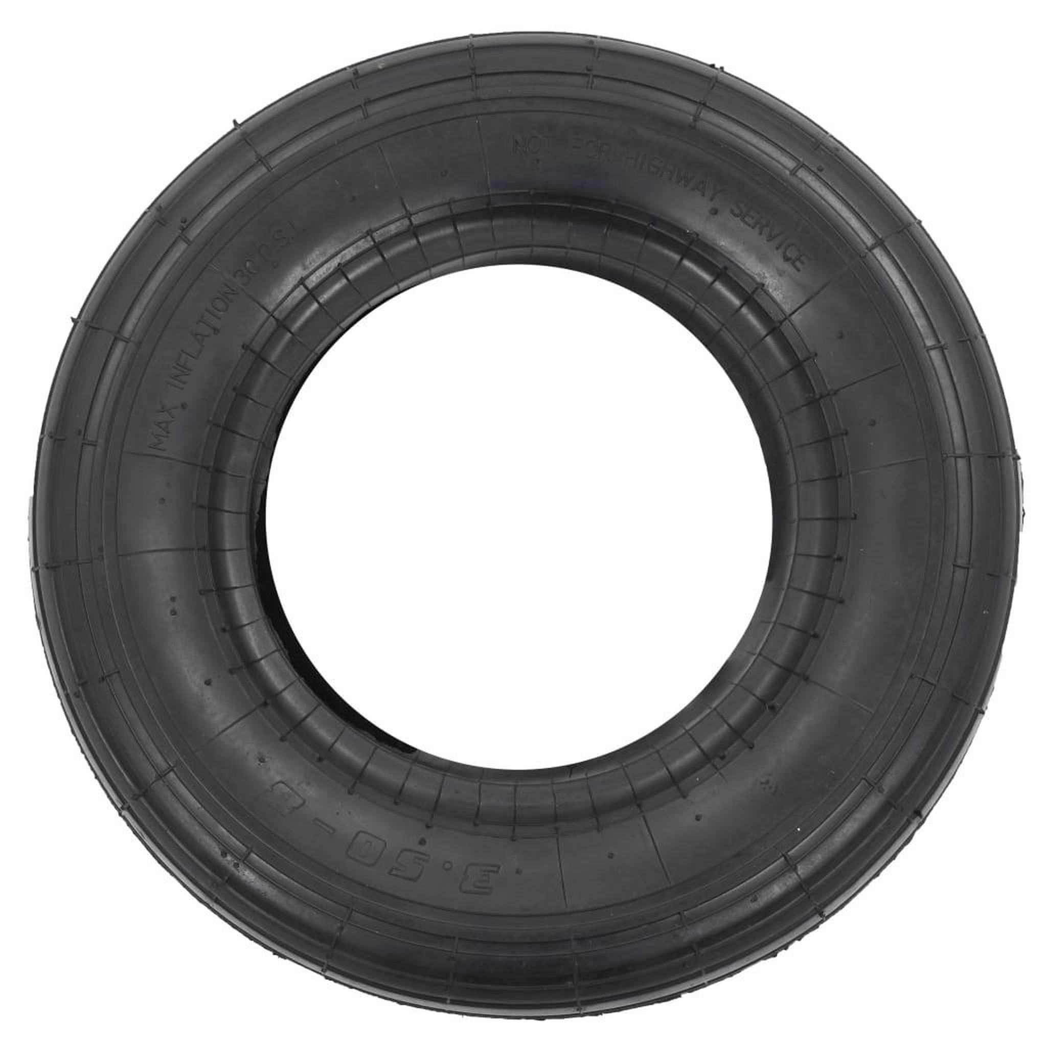 Voir la diapositive 2 : VIDAXL Pneu de brouette 3.50-8 4pr caoutchouc