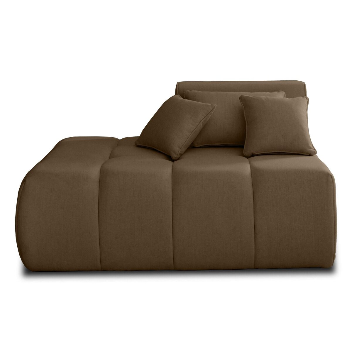 LISA DESIGN Caracas - module d'assise gauche - en tissu