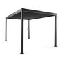 Voir la diapositive 2 : BEST MOBILIER Cherry - pergola bioclimatique - aluminium - 4x3m - gris anthracite