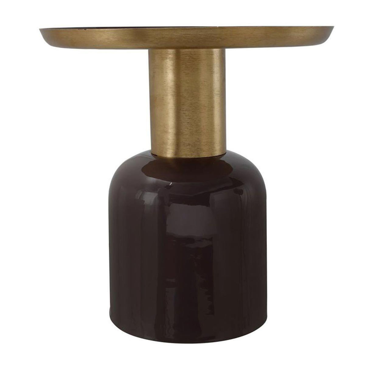 Paris Prix Table d'Appoint Design  Yeza  40cm Violet & Or