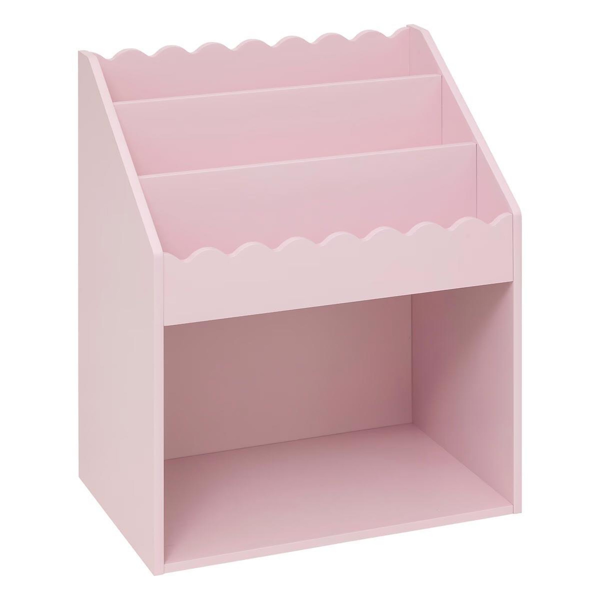 Atmosphera Kids Bibliothèque enfant  festonnée  60cm rose