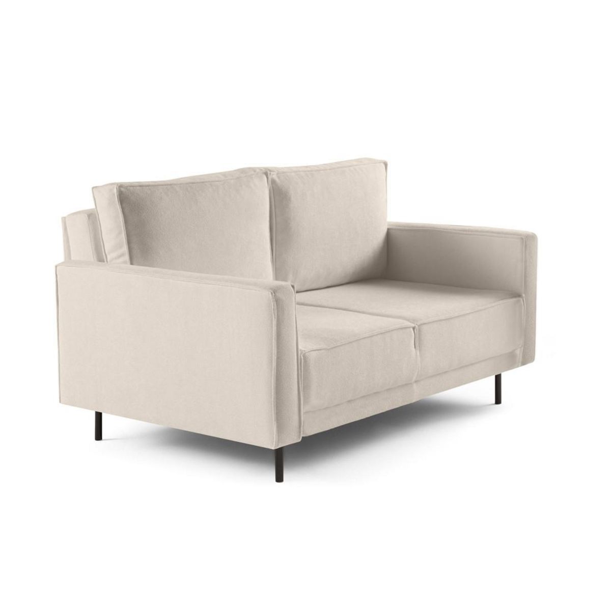 LISA DESIGN Charlie - canapé droit 2 places - en tissu