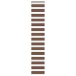 VIDAXL Store zebre marron 45x200 cm largeur du tissu 40,9 cm polyester