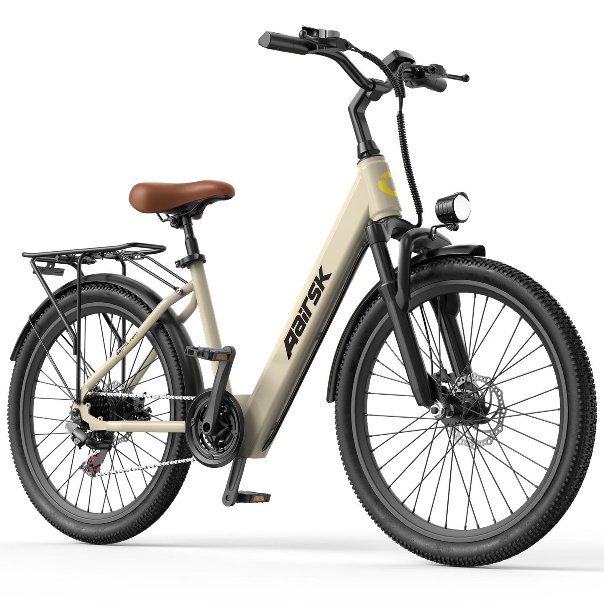 Voir la diapositive 2 : AAIRSK Vélo électrique urbain aairsk su7, 24 pouces, pour adultes, 36 v 250 w 13 ah, déverrouillage nfc