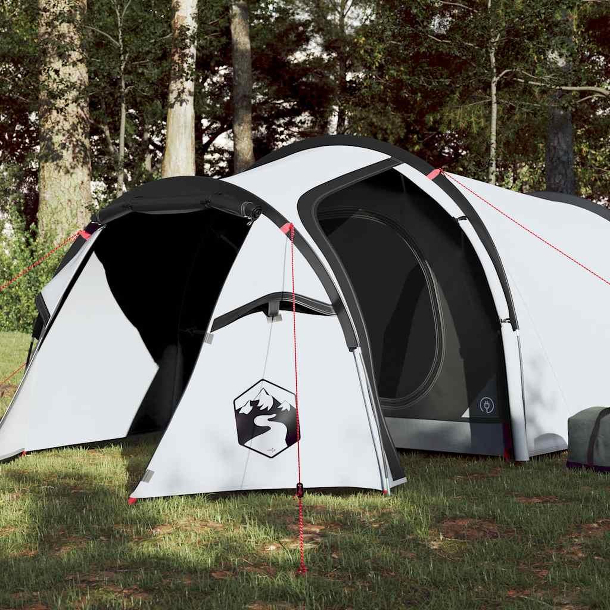 VIDAXL Tente de camping tunnel 3 personnes tissu occultant impermeable