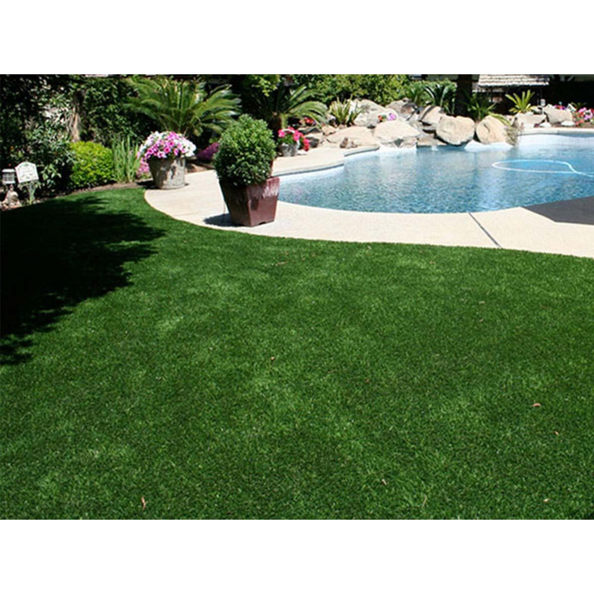 JARDIDECO Gazon synthétique Pelouse 42 mm Juventus - Largeur 2m x Longueur 1m