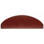 Voir la diapositive 5 : VIDAXL Tapis autoadhesifs de marches 10 pcs Rouge 65x21x4cm Aiguillete