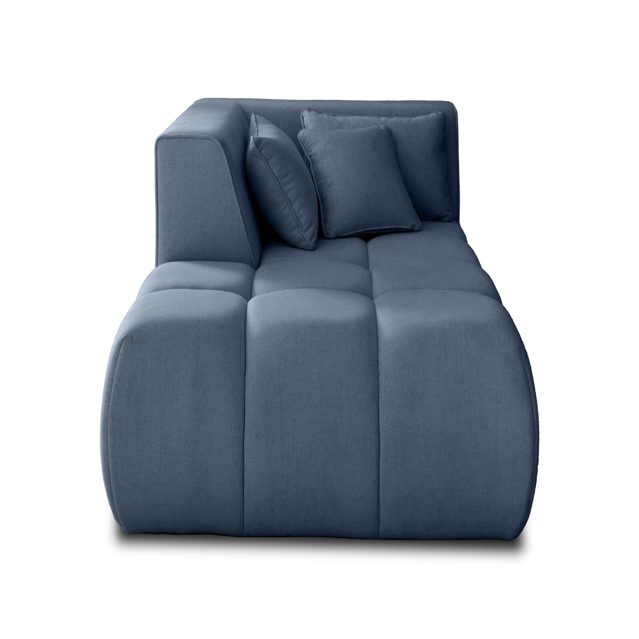 Voir la diapositive 5 : LISA DESIGN Caracas - module d'assise méridienne gauche - en tissu