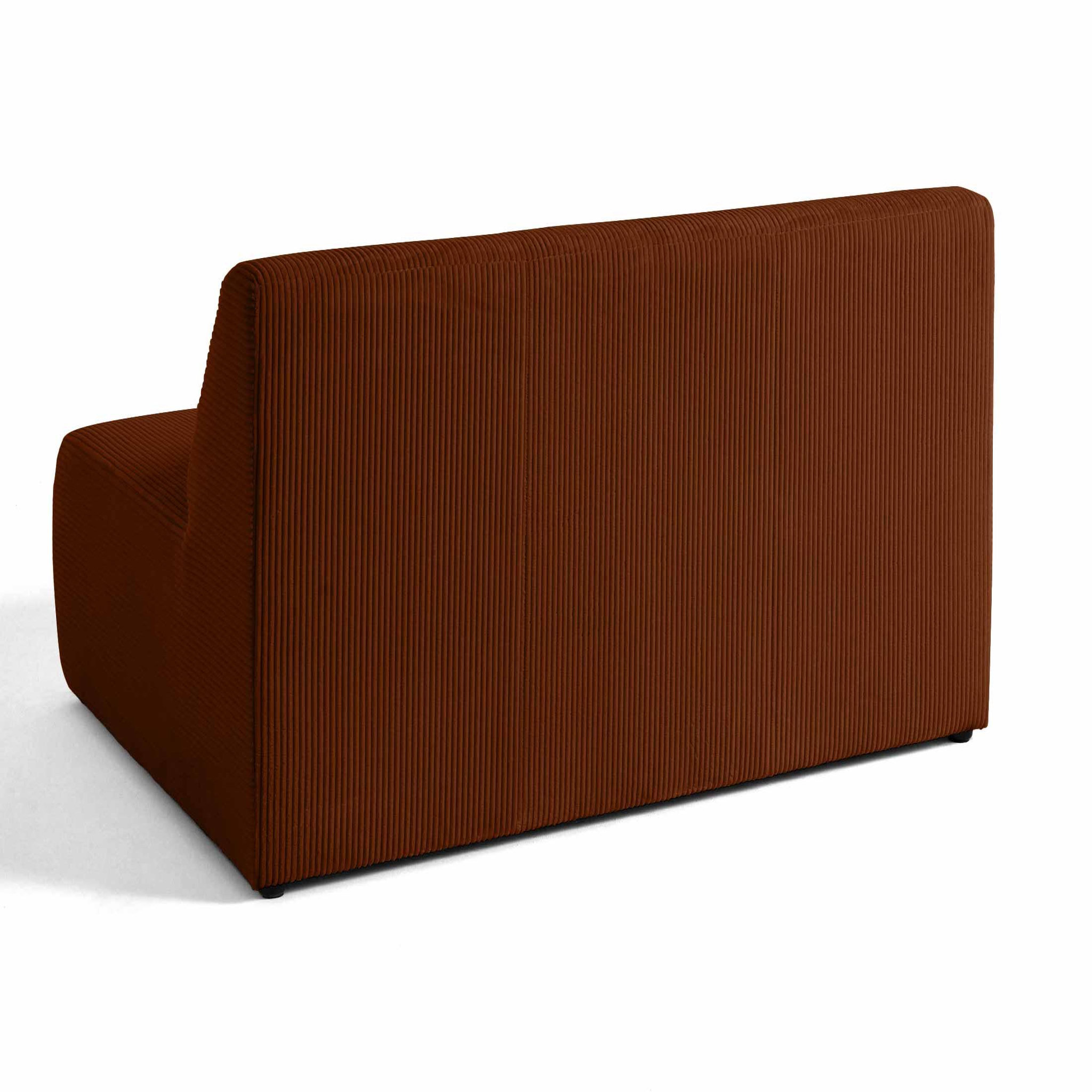 Voir la diapositive 4 : LISA DESIGN Onyx - canapé droit 2 places - en velours côtelé