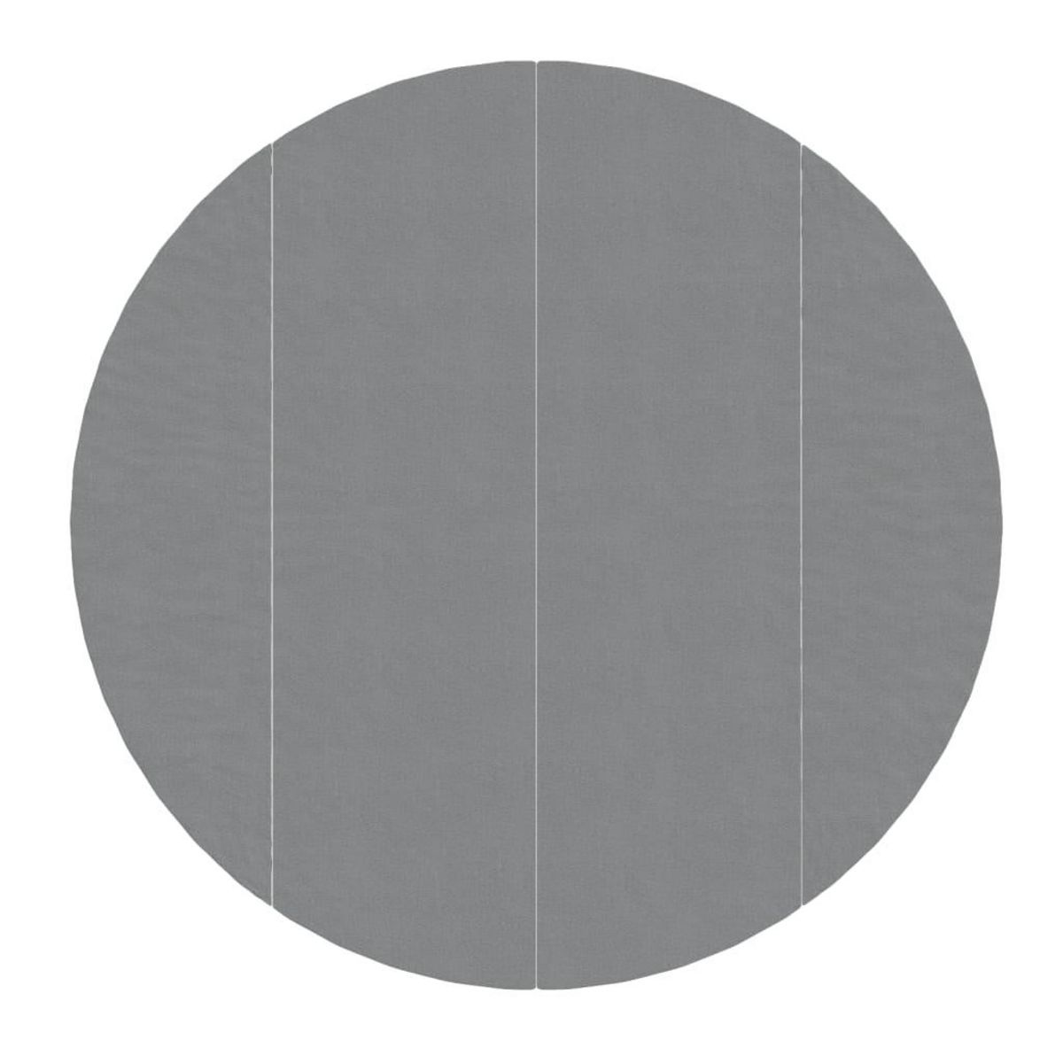 VIDAXL Bache de piscine gris clair Ø458 cm geotextile polyester