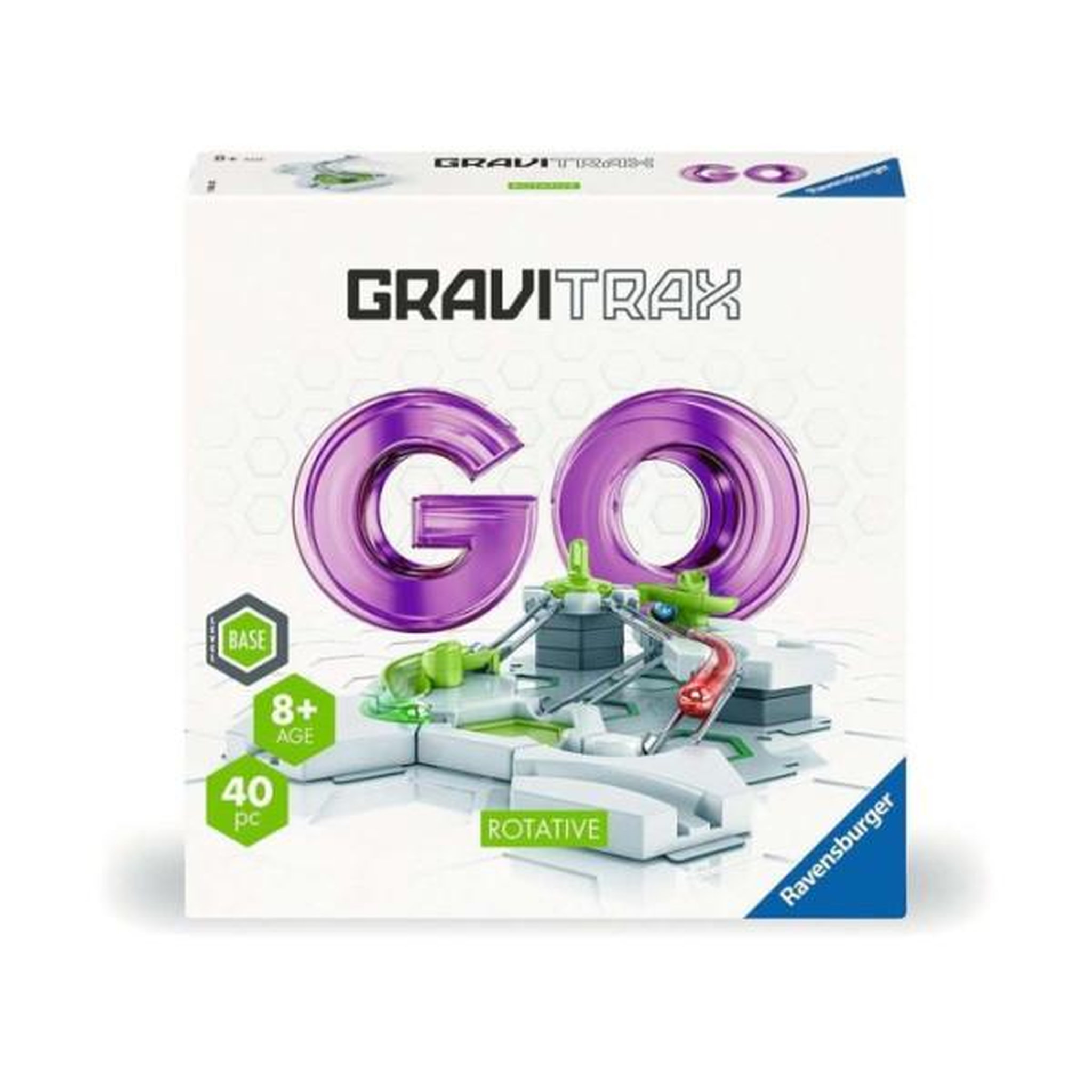 RAVENSBURGER Jeu de construction - Ravensburger - Gravitrax - GO Rotative - 40 pieces - Pour enfants de 8 ans et plus