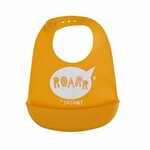 Paris Prix Bavoir Silicone Bébé  Sweet Savane  30cm Moutarde