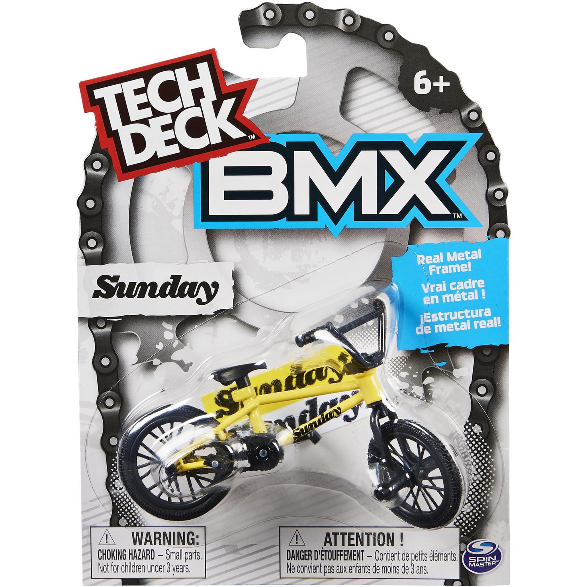 Voir la diapositive 2 : SPIN MASTER Pack 1 BMX Tech Deck
