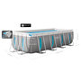 Voir la diapositive 5 : INTEX Piscine tubulaire Prism Frame Clearview rectangulaire 4,00 x 2,00 x 1,22 m - Intex