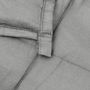 Voir la diapositive 5 : VIDAXL Couverture lestee Gris 200x230 cm 9 kg Tissu