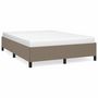 Voir la diapositive 2 : VIDAXL Cadre de lit sans matelas taupe 140x200 cm tissu