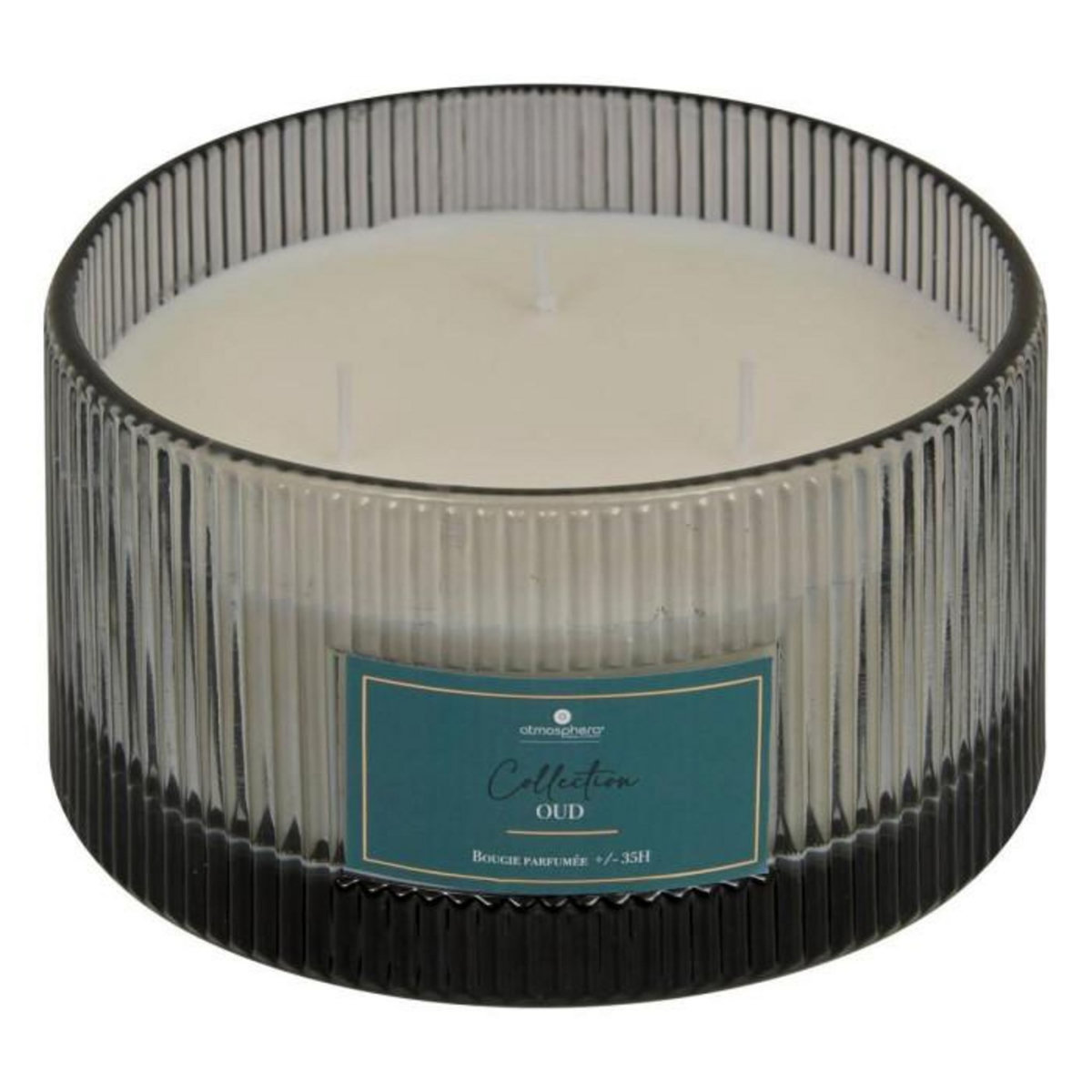 ATMOSPHERA Bougie Parfumée en Verre  Albie  635g Bois de Oud