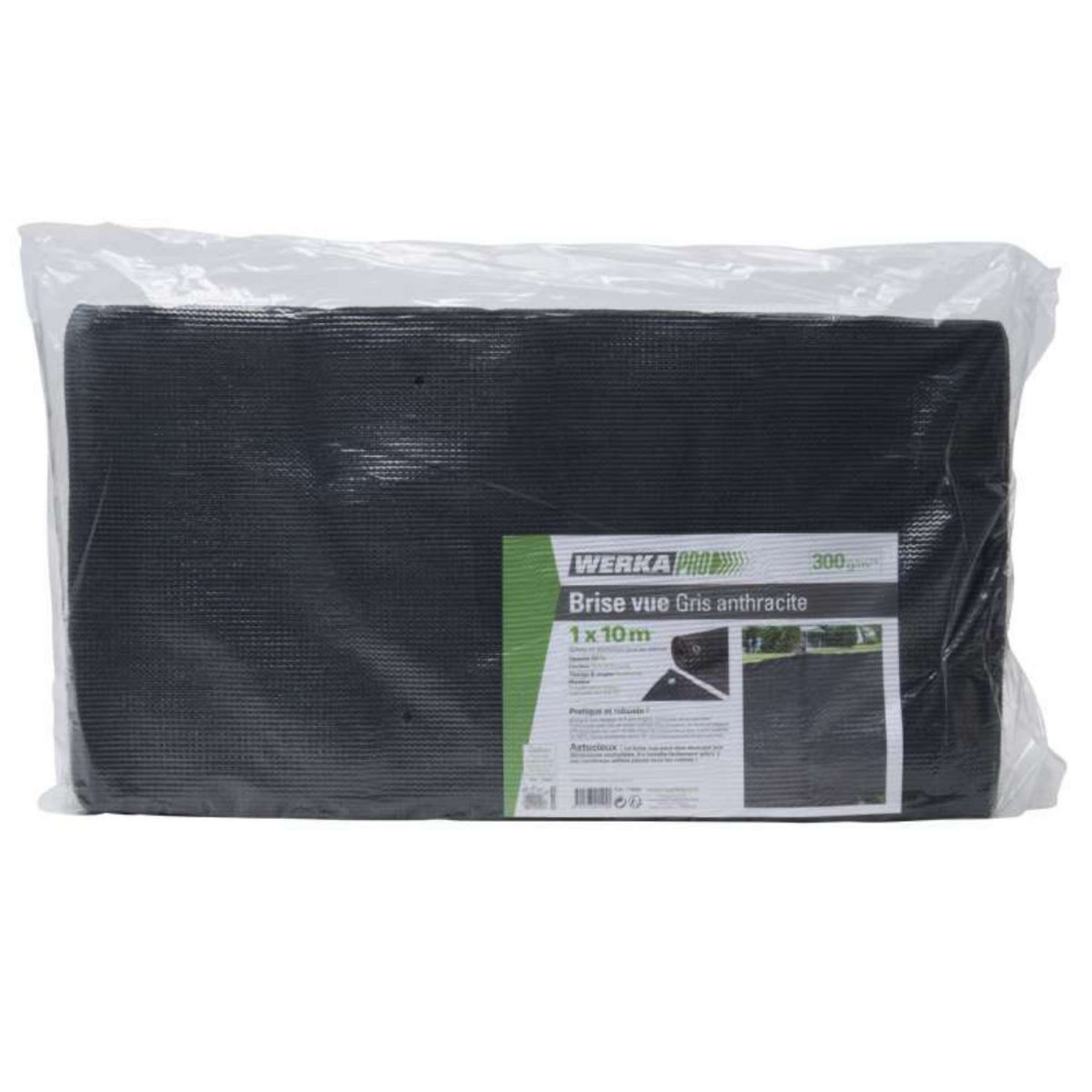  Brise vue gris anthracite 10m 300g/m2 Werkapro 1 x 10m