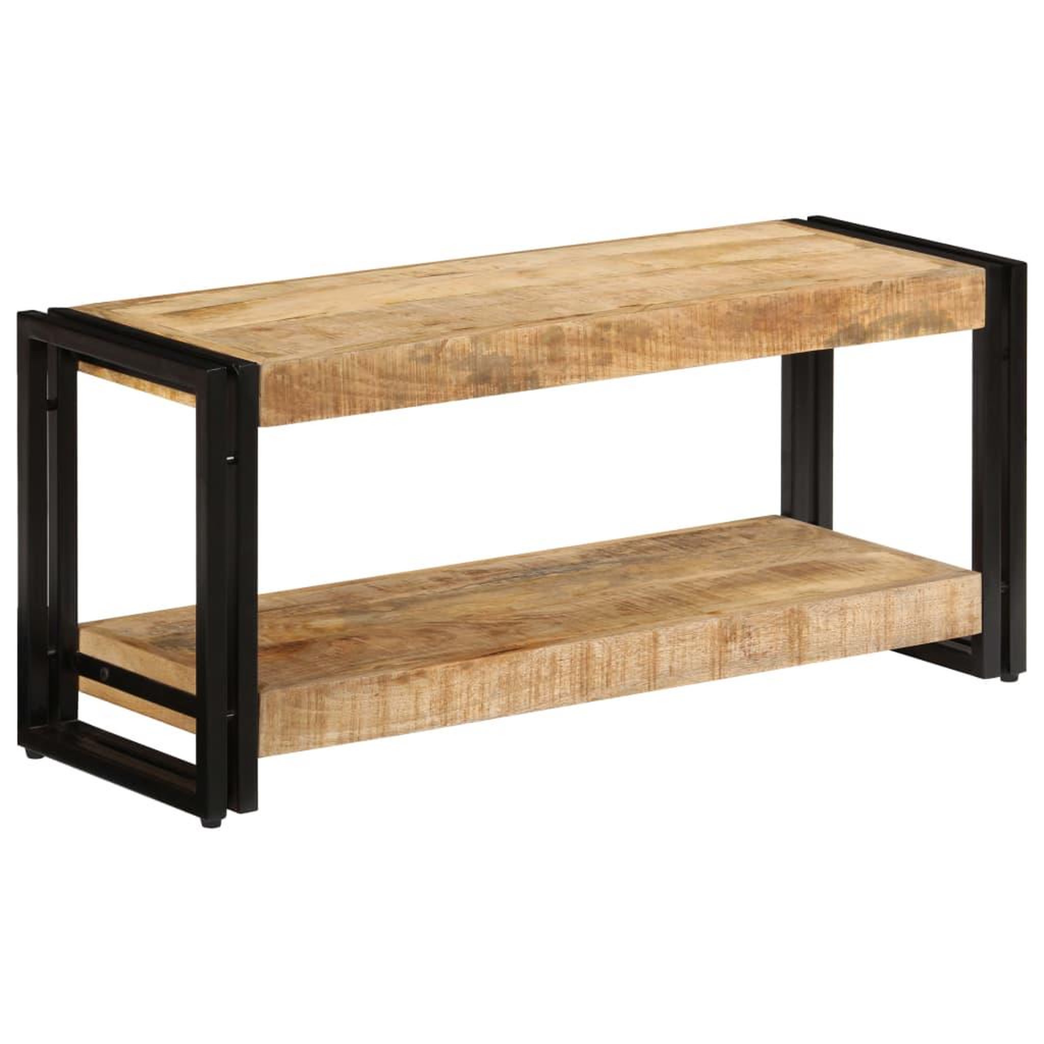 Voir la diapositive 1 : VIDAXL Meuble TV 90x30x40 cm Bois de manguier massif
