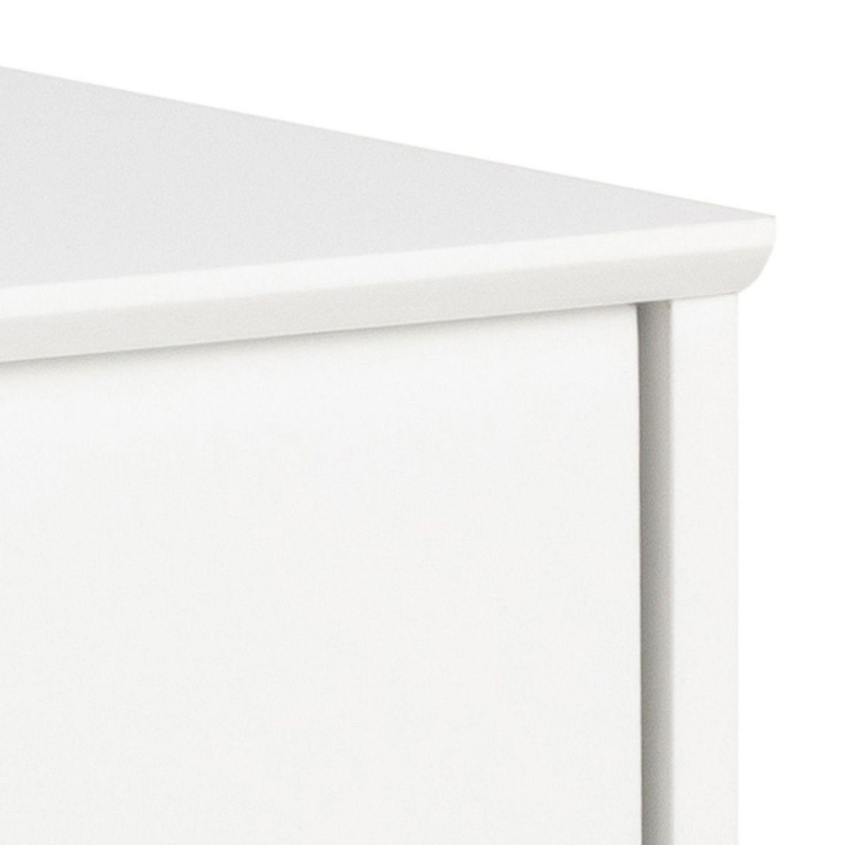 TOILINUX Buffet 2 portes Bertille en bois - Blanc