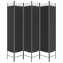 VIDAXL Cloison de separation 6 panneaux Noir 240x200 cm Tissu