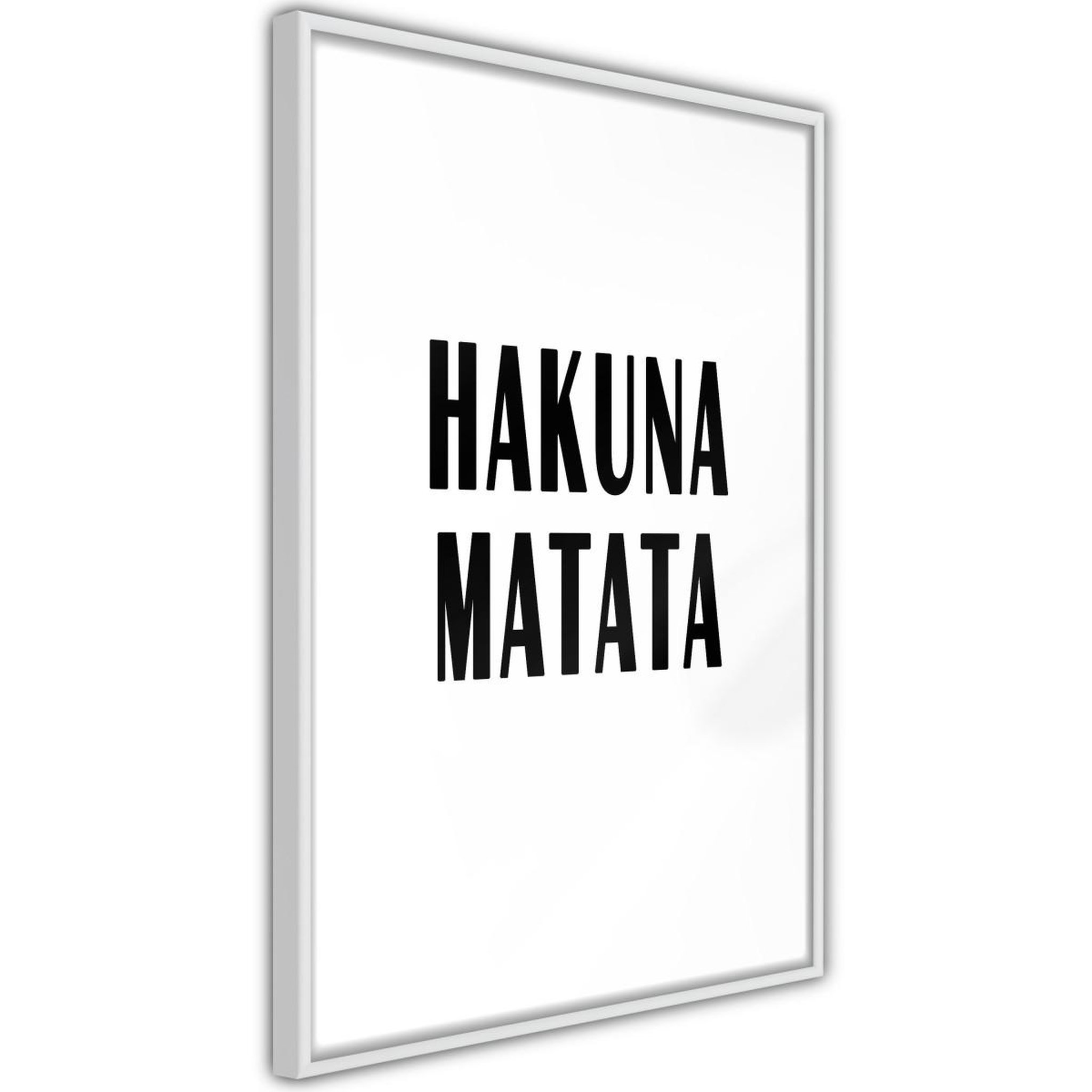 Paris Prix Affiche murale encadrée  hakuna matata